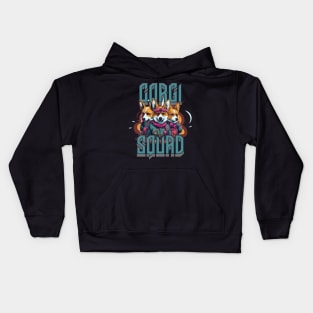 Corgi Squad Kids Hoodie